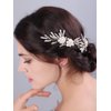 JWICOS Bride Wedding Pearl Hair Pins Bridal Hair Accessories Wedding Hair Piece for Women and Girls