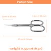 THRAU Cuticle Scissors Extra Fine for Women and Men, Profession Stainless Steel with Precise Pointed Tip Grooming Blades, Manicure, Pedicure, or Trim Nail, Eyebrow, Eyelash, and Dry Skin