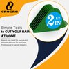 Clipper Guards for Wahl 10 12 14 16 18 20 Hair Clipper Guards 6pcs Extra Long Clipper Guard Attachments 2.5 Inch Clipper Guides Multiple Sizes Universal 2.5", 2.25", 2", 1.75", 1.5", 1.25" (Green)