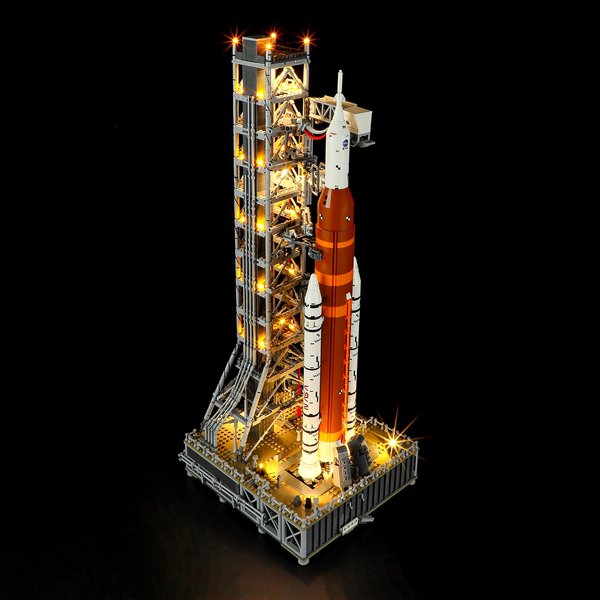 Vaodest LED Light for Lego 10341 NASA Artemis Space Launch System Building Blocks Model,Design and Configuration Compatible with Model 10341(Led Light Only, Not Building Block Kit)