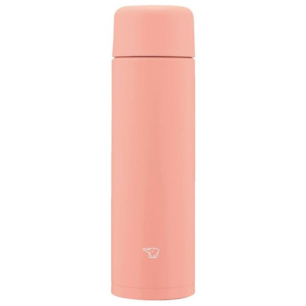 Zojirushi SM-MA35-PM Water Bottle, Seamless Stopper, Small Capacity, 11.8 fl oz (350 ml), Screw, Stainless Steel Mug, Dahlia Pink, Integrated Washer and Washer, Easy to Clean, Only 2 Pieces