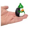 Cool Winter Antarctica Penguin in Santa Hat Rubber Ducks (2") Standard Size. (12 Pack) Cute Duck Bath Tub Pool Toys. (Penguin Rubber Duckies)