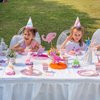 WERNNSAI Dinosaur Party Hats, 24 PCS Watercolor Dino Themed Birthday Headwear, Costume Headwear for Girls Baby Shower, All Ages, Elastic Closure, Hand Wash Only, Paper, 6.7" x 4.7"