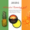 Jeallis Extreme Dark Intensive Tanning Luxe Gel Pineapple, Tan Accelerator for Outdoor Sun and Tanning Beds, Sun Tan Intensifier with Dark Carrot Sun Tanning Oil for Natural Faster Darker Tan 6.8oz