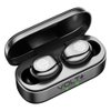 Wireless 5.3 Bluetooth Earbuds Compatible with Samsung/Apple/Google/Motorola/LG/OnePlus/Xiaomi/Huawei | IPX7 Waterproof Noise Canceling Earbuds LED Display +Quad Mic 8D Bass Ultra-Slim Case