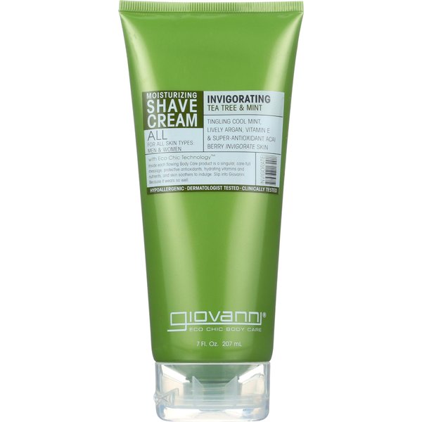 Giovanni Tea Tree & Mint Shave Cream, 7 oz - 1 each.