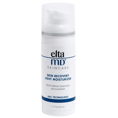 EltaMD Skin Recovery Light Face Moisturizer for Dry Skin, Oil Free Hydrating Face Moisturizer for Sensitive and Acne Prone Skin, 1.7 oz Pump