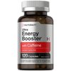 Horbäach Ultra Energy Supplement | 120 Capsule Pills | with Caffeine & Vitamin B12 | Daily Energy Booster | Non-GMO, Gluten Free