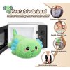 Cuckool Mint Axolotl Stuffed Animals, Microwavable Stuffed Animals Heating Pad for Cramps, Pain Stress Relief, Heatable & Coolable Lavender Scented Plush Toys for Anxiety, Women & Kids Bedtime
