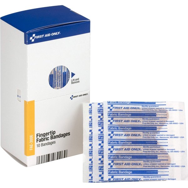 Pac-Kit by First Aid Only Fingertip Fabric Bandages, 10 Count