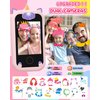 Kids Smart Phone for Girls Unicorns Gifts for Girls Toys 8-10 Years Old Phone Touchscreen Learning Toy Christmas Birthday Gifts for 3 4 5 6 7 8 9 Year Old Girls with 8G SD Card