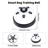 KABUDA 2 Pack Dog Doorbells, Dog Training Bells for Go Outside Potty Training Bell Communication Device, Adjustable Strap Door Bell, Dog Bells Puppy Training Bell with Free Whistle
