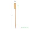 8" Custom Double-Wide Bamboo Paddle Picks – Personalized Full-Color Food Picks – Extra-Long Eco-Friendly Skewers for Catering Displays, Appetizers & Events – 50 Pack