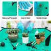 Pack of 58 Succulent Tool Set - 25.9 Inch Indoor Plant Potting Mat with Storage Bag, Garden Flowers Plant Transplanting Supplies, Succulent Kit for Plant Care, Gardening Gifts for Men & Women