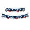 Big Dot of Happiness Boy 16th Birthday - Sweet Sixteen Birthday Party Bunting Banner - Birthday Party Decorations - Happy Birthday