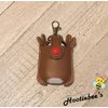 Reindeer Hand Sanitizer Holder and/or Lip Balm Holder