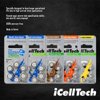 iCellTech Size 312 Hearing Aid Batteries (60 batteries)