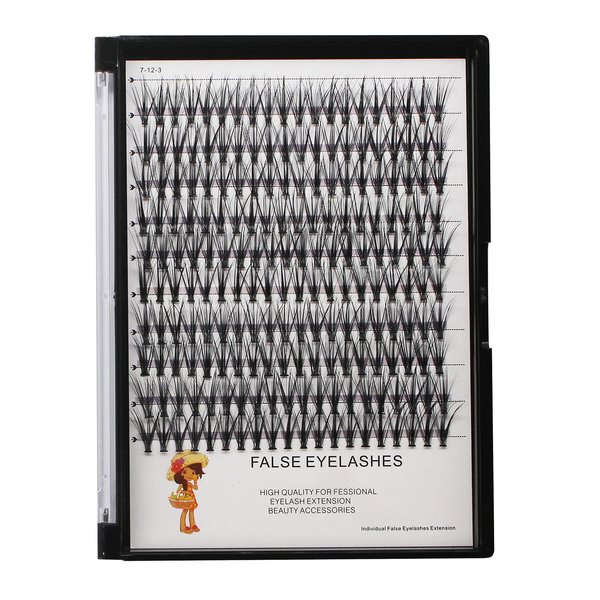 Bodermincer 20D 8-20mm To Choose 8-10-12-14mm MIX/14-16-18-20mm MIX rofessional Makeup Individual Cluster Eyelashes Grafting Fake False Eyelashes Eyelash Extension Individual Eyelash Bunche (20D-15mm)