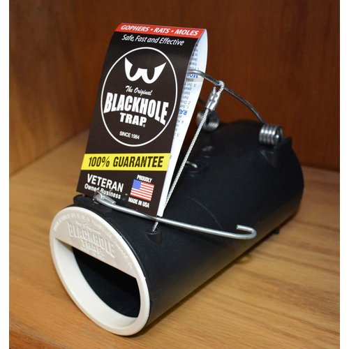 Blackhole Trap - The Original Blackhole Mole, Rodent & Gopher Trap, Spring Loaded, Easy to Use, Reusable Dark Trap Hole for Eliminating Pests in All Yards