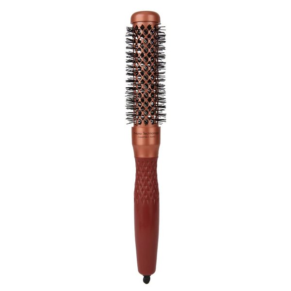 Hair Round Brush, Hair Brush Nano Thermal Ceramic & Ionic Tech & Anti-Static, Roller Hairbrush for Blow Drying, Curling, Straightening, Add Volume & Shine, 25mm/0.98IN