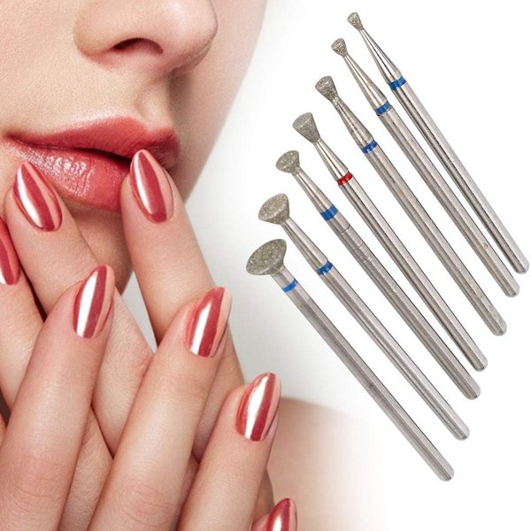 Nail Drill Bits, Manicure Grinding Head 7PCS for Nail Art Salon(NO.03)