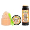 Orange Creamsicle Sherbet Soothing & Luscious Lips by OverSoyed Exfoliator & Chapped Lip Repair Lip Care Combo | Artisan Handcrafted to Order Juicy Orange Sugary Vanilla Cream Flavored Exfoliating Sugar Lip Scrub & Lip Moisturizer Balm Gift Set