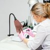 Practice Hand for Acrylic Nails，Nail Practice Hand with Stand Bracket, Flexible Bendable Silicone Nail Practice Fake Hand, Nail Training Mannequin Hand for Acrylic Nails for Beginners, Nail Tech