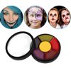 6 Colors Bruise Makeup Face Paint,Bruises Wheel for Theatrical SFX Zombie Bruise Special Effects Makeup,Face Body Paint Oil for Halloween Fevstival Cosplay FX Makeup (C)