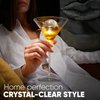 Berlinzo Premium Clear Ice Ball Maker [2024 Upgraded] - Large 2.4-inch Crystal Clear Ice Balls for Whiskey Cocktail - New Easy-to-Remove Ice Sphere Mold - Bonus Storage Bag & Ice Stamp Ring, Black
