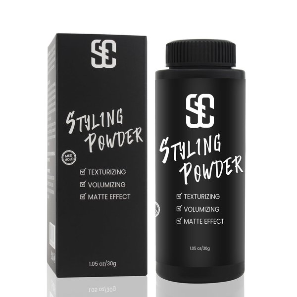 SOVONCARE Hair Styling Powder, Matte Natural Look for Men & Women, Hair Volumizer with Medium Hold, Long Lasting, Easy to Apply, No Sticky Residue, 1.05oz (Pack of 1)