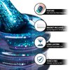 RARJSM Aurora Cat Eye Gel Nail Polish Blue Green Purple Multi Color Velvet Diamond Cateye Gel Polish with Magnet Stick Reflective Shimmer UV LED Curing Requires Soak Off for Home Salon Manicure 15ml