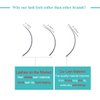 Qeelasee Faux Mink Silk Eyelash Extensions 0.03mm D Curl 15mm Semi-Permanent Individual Lashes Extension Professional Salon Use
