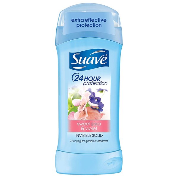 Suave Invis SLD Sweet Pea Size 2.6z Suave Sweet Pea & Violet Invisible Solid Antiperspirant Deodorant 2.6oz