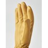 Hestra Work Gloves: Goat Drivers Durable Leather Gloves, Tan, 9