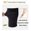 SUJAYU Knee Pads for Women, Dance Knee Pads Wrestling Knee Pads Basketball Knee Pads Volleyball Knee Pads for Women, Knee Protector Soft Knee Pads for Work (Black, M)