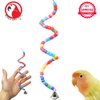 Bonka Bird Toys 869 Millet Holder Colorful Plastic Bead Miller Foraging Parakeet Budgie Finch Dove