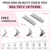 280 Pcs Individual Lashes 10D-D-0.10-9-16mix Cluster Lashes 10D 20D C D Curl Wispy Lashes Bottom Lashes DIY Lashes At Home（10D-D-0.10-9-16mix）