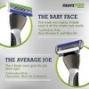 ShaveMOB 6-Blade Men's Razor Kit (Flex Head Handle + 24 Refills) - The Caveman Shaving Kit