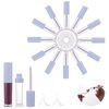 YITOU 12Pcs Refillable Empty Lip Gloss Tubes with Wand Applicator, 8.8ml Lip Balm Containers with Stopper Lip Glaze Bottle Lip Gloss Making Kit for DIY Lipgloss Lipstick Samples Bulk Wholesale
