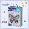Peaceable Kingdom Shimmery Butterfly Floor Puzzle – 53-Piece Giant Floor Puzzle for Kids Ages 5 & up – Fun-Shaped Puzzle Pieces – Great for Classrooms