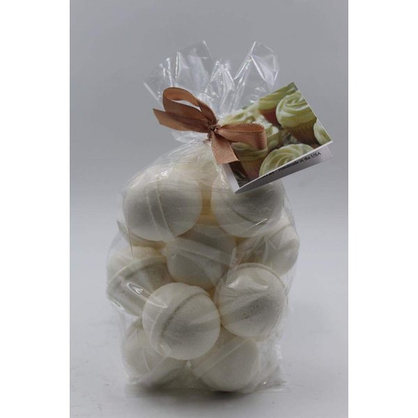 SPAPURE Lemon Creme Bath Bombs - 14 Fizzies with Shea, Mango and Cocoa Butter, Ultra Moisturizing ...Great for Dry Skin (Lemon Creme FBA)