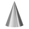 Chic Silver & Gold Foil Cone Party Hats - 7" (Pack of 12) - Premium Quality Material, Eye-Catching & Unique Design - Perfect for Birthday Celebrations