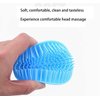 Gouccpu 2 Pack Hair Scalp Massager Shampoo Brush Shower Head Scrubber Cleanser Massage Comb for Hair Growth Ease Dandruff Removal and Head Relaxation for Women and Men or Pets (Blue)