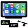 Jimtour Wireless Car Stereo with 7 Inch Touchscreen, Bluetooth Handsfree, Apple Carplay & Android Auto, GPS Navigation, FM/AUX/USB