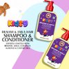 Mom & World Kidsy Brahmi & Amla Hair Shampoo & Conditioner for Kids With Brahmi, Amla, Coconut, Almond & Castor Oils, Dermatologically Tested, No Sulphate, 240ml