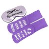 Recovery Sleeping mask Set with Cozy Socks,Get Well Soon Gifts for Women, Chemo Care Package After Surgery, Thinking of You Post Surgery, Healing Gift Set Purple