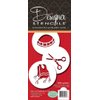 Designer Stencils C203 Three Upsherin Symbols Cookie Stencils, Beige/semi-transparent