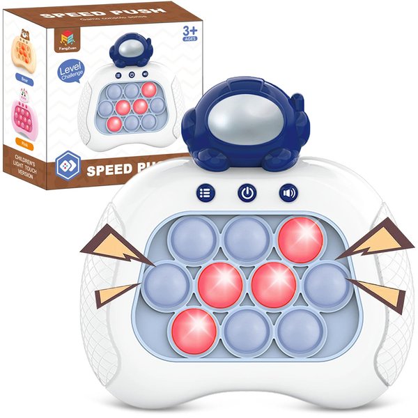 Azyh Quick Push Game Fidget Toys Pro for Kids Adults, Christmas Handheld Game Fast Puzzle Game Machine, Push Bubble Christmas Stress Toy, Relief Party Favors, Christmas Birthday Gifts for Boys