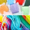 Similane Embroidery Floss 50 Skeins Cross Stitch Thread Rainbow Color Friendship Bracelets Crafts Floss with 12 Pcs Floss Bobbins and 1 Pcs Needle-Threading Tool
