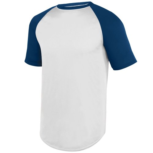 Augusta Sportswear Men's M 1508, White/Navy, Medium